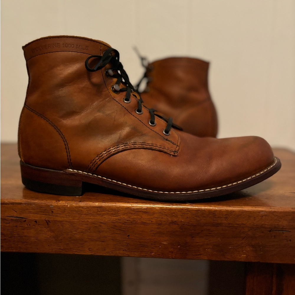 Wolverine Tan 1000 Mile boots